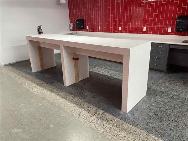 Breakroom with high table